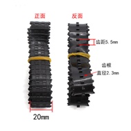 Bánh Xe Thu Nhỏ Bánh Xe Tự Làm Mô Hình Công Nghệ Sản Xuất Nhựa Xe Tăng Khung Gầm Bộ Bánh Xích Cao Su