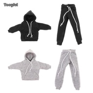 Tooyful 1/12 Miniature Male Doll Clothes Tracksuits Sportswear Training Suits for 6-Inch Male Soldie