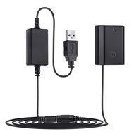 Fomito USB DC Coupler Replacement BC-QZ1 Charger, NP-FZ100 Dummy Battery for Sony A7III A7RIII A9 A9