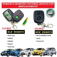 Car Key Remote Control Alarm System Duplicate Duplicator 315 433 Cover Kunci Myvi Alza Kelisa Viva