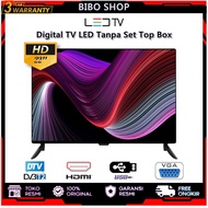 BIBO SHOP - DIGITAL TV LED TELEVISI 24 inch HD Support USB HDMI Bisa buat Monitor CCTVPC DLL