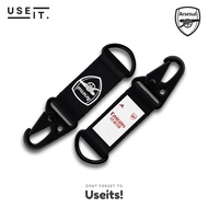 GANTUNGAN Arsenal Football Keychain - Arsenal Football Keychain - Nylon Keychain - Premium Keychain 