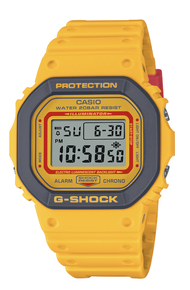 Casio G-Shock นาฬิกาข้อมือผู้ชาย สายเรซิ่น DW-5610Y-9DR - มั่นใจ ของแท้ 100% ประกันศูนย์เซ็นทรัลCMG 1 ปี