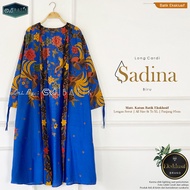 Long Cardigan Outer Batik Wanita Modern Terbaru Kardigan Panjang Motif Etnik Trendy Kiyowo Brand SVJ