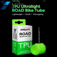 YOLO Bicycle Inner Tube, TPU Ultra Light Bike TPU Inner Tube, Durable French Valve Ultralight Cyclami Mountain Bike