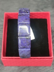 Sugilite Square Bangle