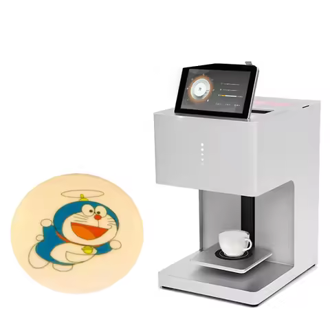 Inkjet Printer Coffee Digital Printer Automatic 3d Photo Printer Machine with Edible Cartridge Foam 
