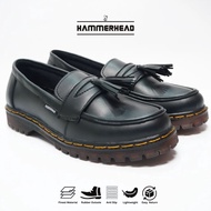Hammerhead - Amor Black Shoes Slip On Loafers Men Formal Office Work College Invites