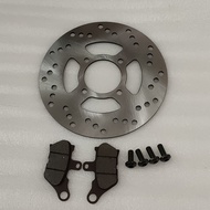 EGO/ EGO S ( 3 IN 1 ) FRONT DISC PLATE + DISC PAD + SCREW SET / A CLASS