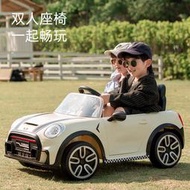 兒童電動車可坐人四輪汽車男女孩帶遙控玩具車寶寶雙人座充電童車