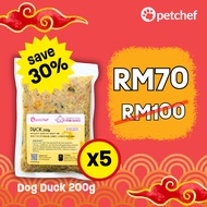 [CNYSALE] Petchef Dog Food (DUCK)| Fresh Cooked | Frozen | Wet Food| Healthy | Makanan Anjing | Maka