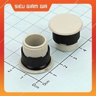 [5 Pieces]- 16mm Gray SmartFix Electrical Cabinet Hole Cover and Hole Cover