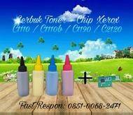 serbuk toner refill x c1110 c1110b c 1110 1x isi plus chip - kuning