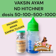 vaksin ayam aduan bebas penyakit aratan ND lasota 100 TELO tetelo bangkok jago kampung hias serama cemani bebek pedaging bebek vaksin tetes hias la sota