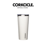 Corkcicle Water Bottle 24 oz (710 ml) Tumbler | Oat Milk White Keeps Cold 9hrs Portable Glass