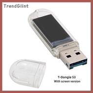 TrendGlint บอร์ดพัฒนา ESP32-S3 T-Dongle-S3พร้อมหน้าจอ dongle ขนาด0.96นิ้ว ST7735จอแสดงผล LCD รองรับก