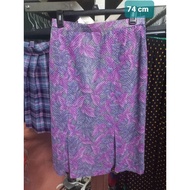 Patterned office skirt 74 cm MS39