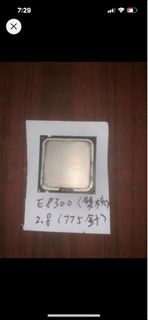 電腦cpu E8300 雙核 二手