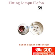 CAHAYA / Ceiling Light Fitting E27 Square Ceiling Light Fitting Round Ceiling Light Brand