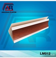 Lis LM 6cm plafon PVC motif kayu