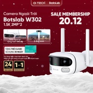 [GIVE CLOUD CARD] BOTSLAB W302 Outdoor Camera 2 Eyes Wide Angle - Night Vision Video - Waterproof