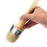 High Quality Artist Brush 20-50mm 185mm Long Chalk Oil Painting Brush Paint Brush Tools Round Bristle Wooden Handle