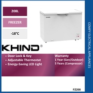 KHIND Chest Freezer (208L) FZ208