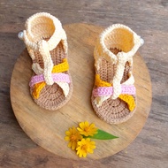 sepatu bayi perempuan rajut lucu murah cantik bisa custom