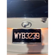 No Plate Kereta Starndard Saiz Frame