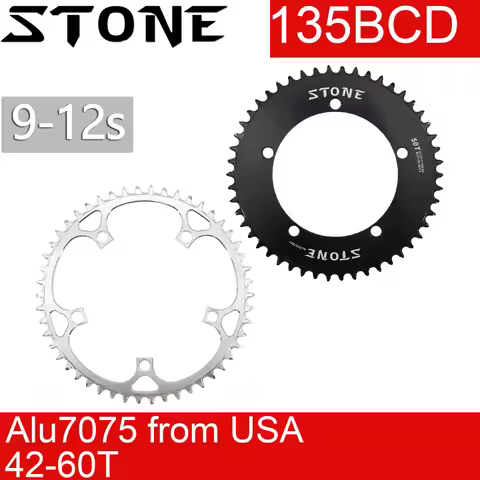 Stone 135BCD Chainring Round for Campagnolo CP 12s Narrow Wide Tooth 42 44 46 48 52 54 56T 58 60T Ro