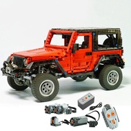 NEW MOC 8863 Jeep Wrangler Adventurer LED RC Motor Power Function fit High-tech Building Block brick