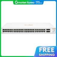HPE | Aruba Hp 3Com Jl814A 48-Port 4Sfp Aruba Gigabit Switch Hub Network 1830-48g Managed