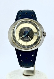 亞米加Dynamic 166.039 大能型 、原裝熱帶藍面鋼錶(41 mm)、613上鍊機芯、代用帶連扣 OMEGA Dynamic 166.039, Original Tropical Dial Stainless Steel Watch (41 mm), 613 Winding Movement  (Serial Number：31717xxx) (⭕️⭕️歡迎預約睇錶⭕️⭕️)