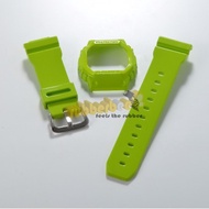STOCK CLEARANCE Casio G Shock DW5600 BNB Kermit Green Straps Band And Bezel Tali Jam G Shock STOK LA