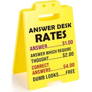 MBL Office Decor Desk Accessories - Funny Gag Cubicle Decoration Supplies Sign Team Employee Appreci