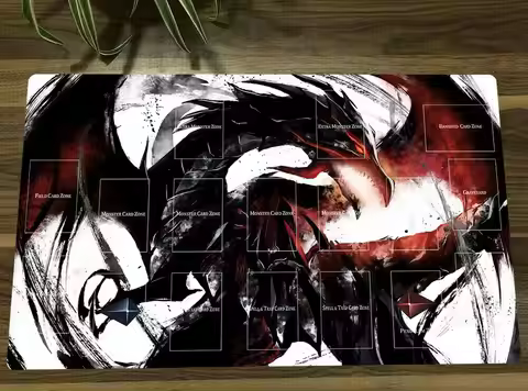 NEW YuGiOh Red-eyes Black Dragon Trading Card Game Mat Mouse Pad Yugioh Playmat TCG CCG OCG Mat With