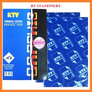 KTV Carbon Paper Graphic 100H Finest Quality 100% Genuine Product KTV Thailand / Kertas Karbon Tulis