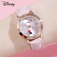 Disney Minnie Student Watch Donald Duck Children Quartz Watch Girl Cartoon Pattern Fashion Watch Exq