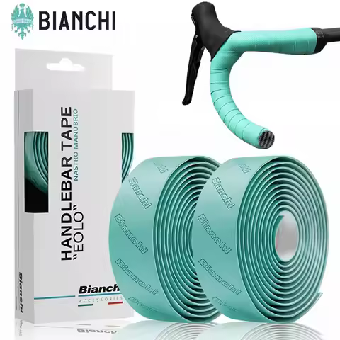 BIANCHI Road Bicycle Handlebar Belt PU+EVA Anti-Slip Shock Ultralight Non-Slip Shock Absorbing Tape 