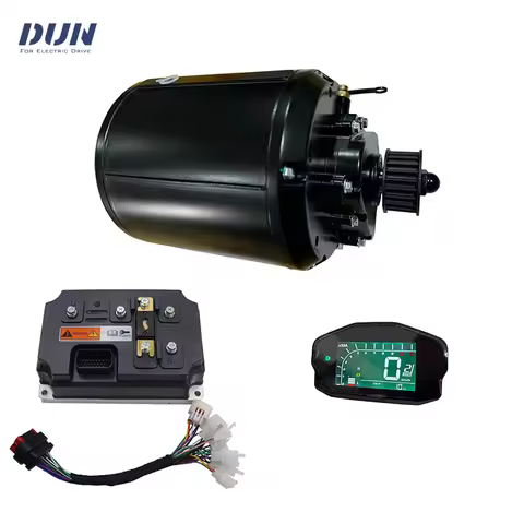 QS138 V3 90H 4000W Liquid Cooled PMSM Motor With Reduction Gears Box with Votol EM260S Controller an