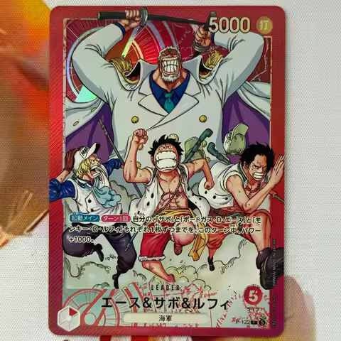DIY Proxy One Piece Card Game - Weekly Shonen Jump 4-5 2026 Ace & Sabo & Luffy Collectible Cards OPC