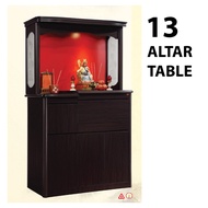 KABINET SEMBAHYANG/ALTAR TABLE / PRAYER CABINET WITH TOP / 神台/BUDDHA TABLE/PRAYER TABLE /ALTAR CABIN