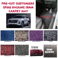 JAECOO J7 PRE-CUT CUSTOMIZED SPIKE BACKING 18MM +/- CARPET MAT