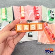 Customized Fidget Keyboard Clicker Keychain