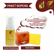 paket bopeng hemat terampuh sabun dan serum paket bopeng bekas jerawat paket bopeng sr12 paket bopen