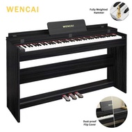 WENCAI  Digital Piano 88 Keys Upright Fully Weighted  Electric Pianos Wooden Classic 88 Keys Hammer 