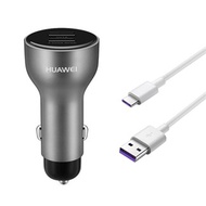 HUAWEI 華為原廠 雙USB車充器+5A Type-C傳輸線組(盒裝)