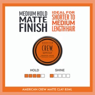 American Crew Matte Clay (85ML) Medium to High Hold Matte Finish. Builds Texture and Long-Lasting Wo