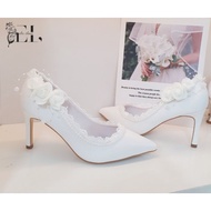 ELIE SHOES Wedding SHOES "SOPHIA" .Flat height -3cm-5cm-7cm-9cm-10cm.