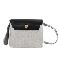 【二手】愛馬仕 HERMES 肩包 Herbag Zip 20 Toile H/Vache Hunter 米白色
